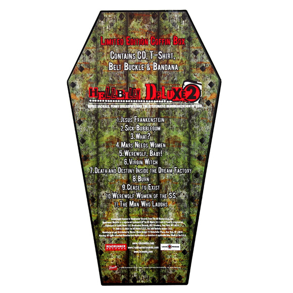 Rob Zombie HellBilly Deluxe 2 Coffin Box T-shirt - Picture 3 of 8